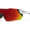 Smith Attack MAG - ChromaPop Sun Red Mirror, Matte White