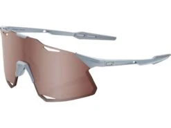 100% Hypercraft - HiPER Crimson Silver Mirror, Matte Stone Grey