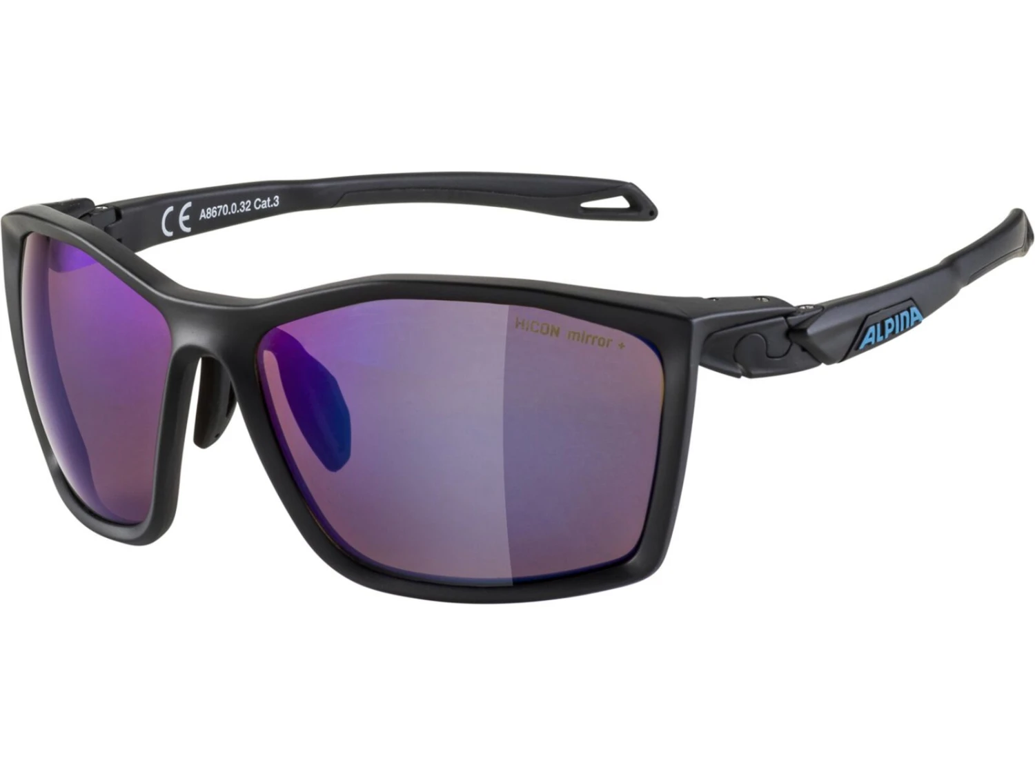 Alpina Twist Five Q-Lite Mirror Blue, Black Matt 1 Alpina Twist Five Q-Lite Mirror Blue, Black Matt