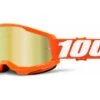 100% Strata 2 Goggle - Mirror Gold, Orange