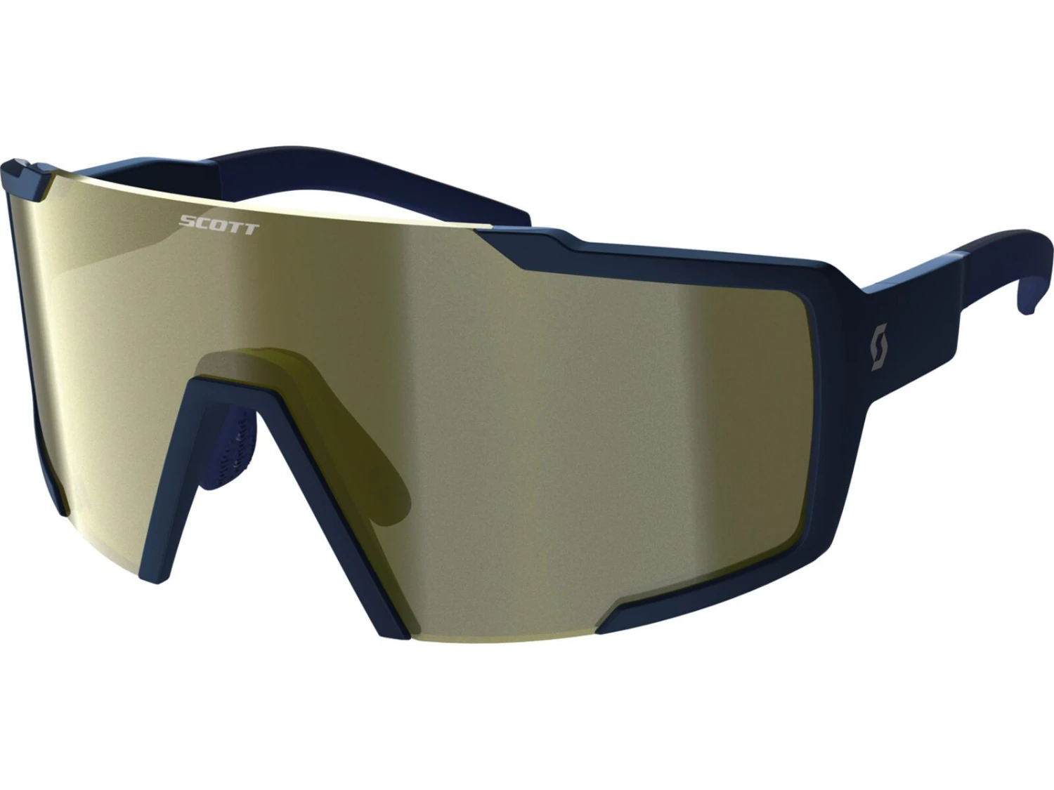 Scott Shield - Gold Chrome, Submariner Blue 1 Scott Shield - Gold Chrome, Submariner Blue