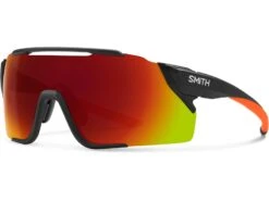 Smith Attack MAG MTB - ChromaPop Red Mirror, Matte Black Cinder