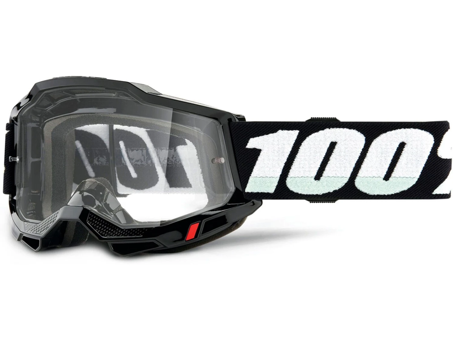 100% Accuri 2 Goggle - Clear, Black 1 100% Accuri 2 Goggle - Clear, Black