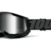 100% Strata 2 Goggle - Mirror Silver, Black