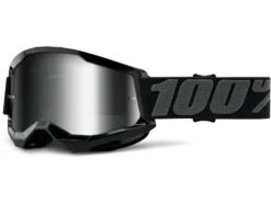 100% Strata 2 Goggle - Mirror Silver, Black