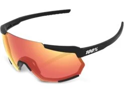 100% Racetrap - HiPER Red ML Mirror, Soft Tact Black