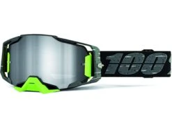 100% Armega Goggle - Mirror Silver Flash, Antibia