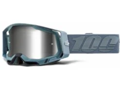 100% Racecraft 2 Goggle - Mirror Silver, Battleship