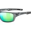 Uvex Sportstyle 232 P - Polavision Mirror Green, Smoke Mat