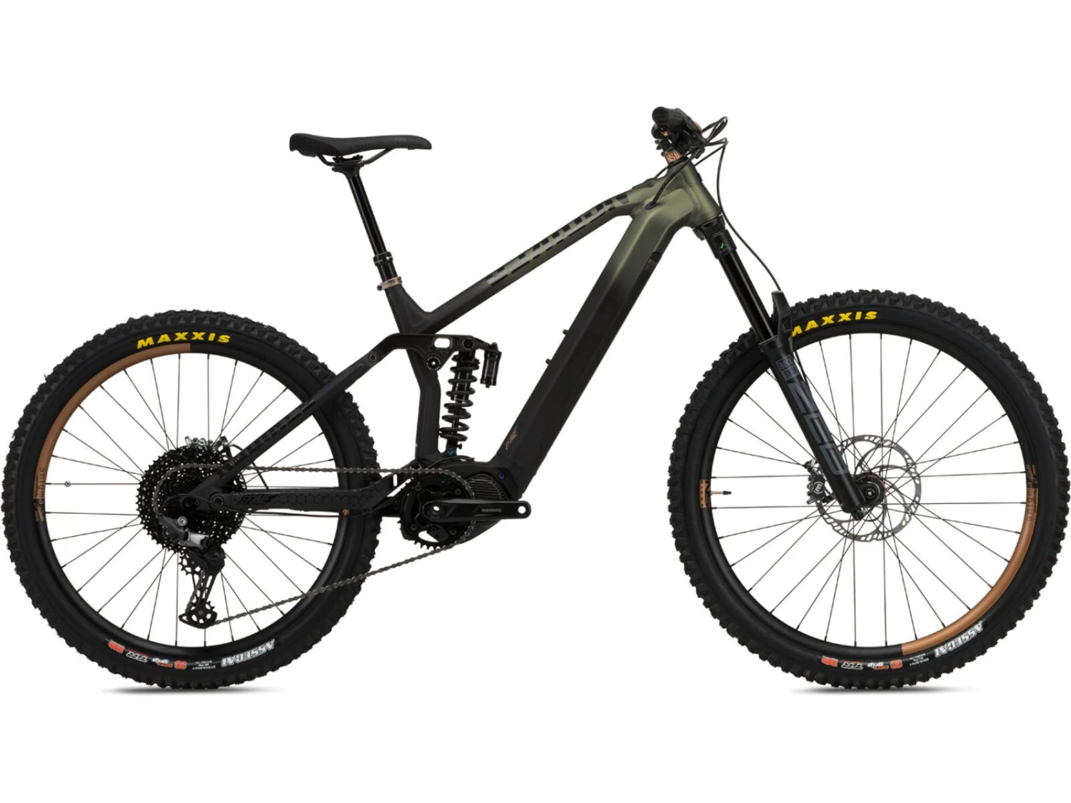 Ns-bikes NS Bikes E-Fine 1 - Shimano Deore Bremsen, Black/green 1 Ns-bikes NS Bikes E-Fine 1 - Shimano Deore Bremsen, Black/green