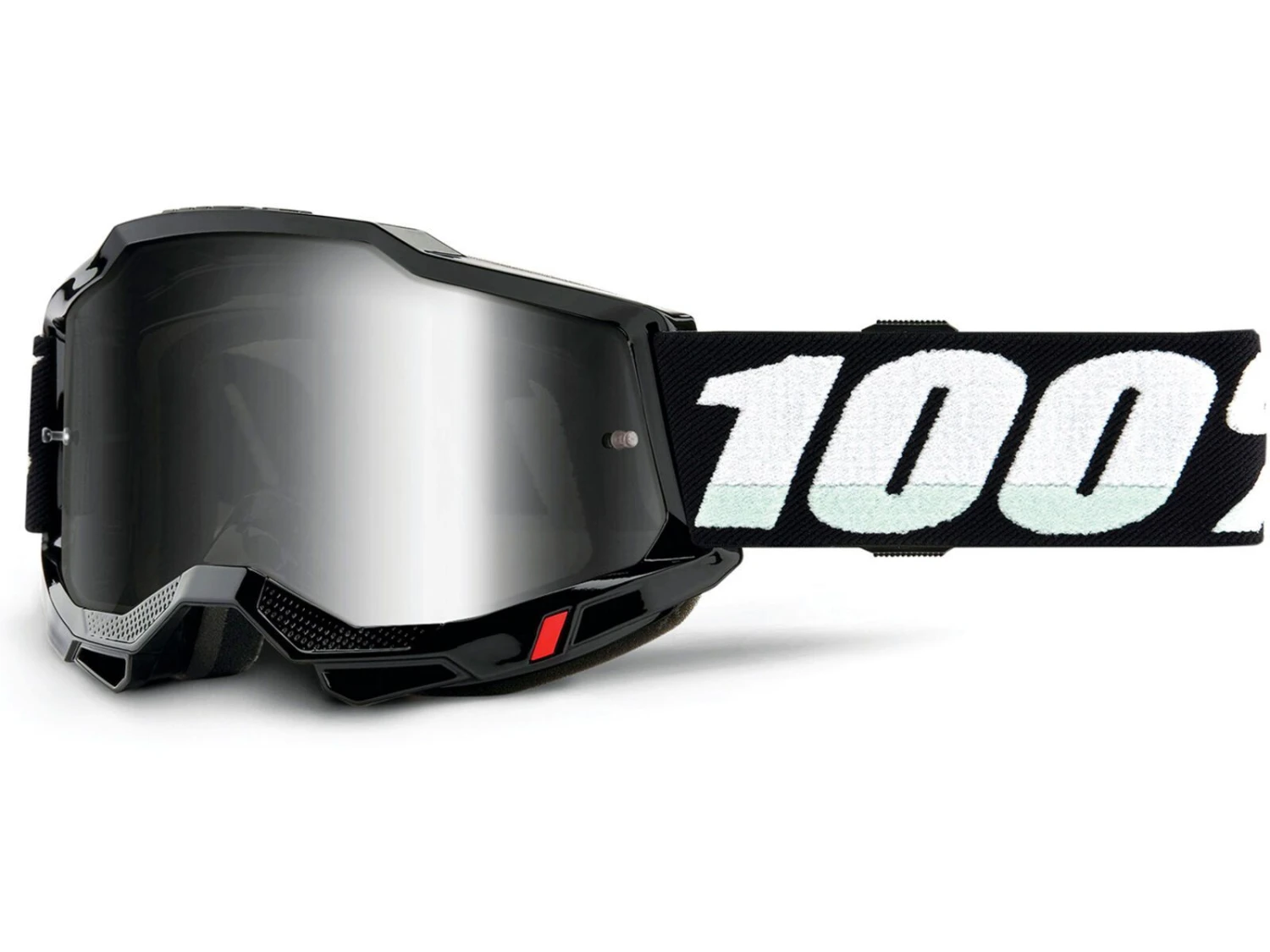 100% Accuri 2 Goggle - Mirror Silver, Black 1 100% Accuri 2 Goggle - Mirror Silver, Black