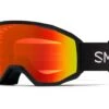 Smith Loam MTB - Red Mirror Antifog + WS, Black
