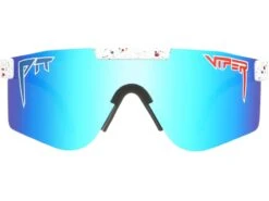 Pit Viper The Originals Double Wide Polarized Absolute Freedom - Blue Revo Mirror