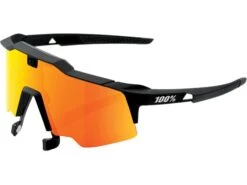 100% Speedcraft AIR - HiPER Red ML Mirror, Soft Tact Black