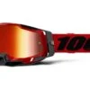 100% Racecraft 2 Goggle - Mirror Red, Red