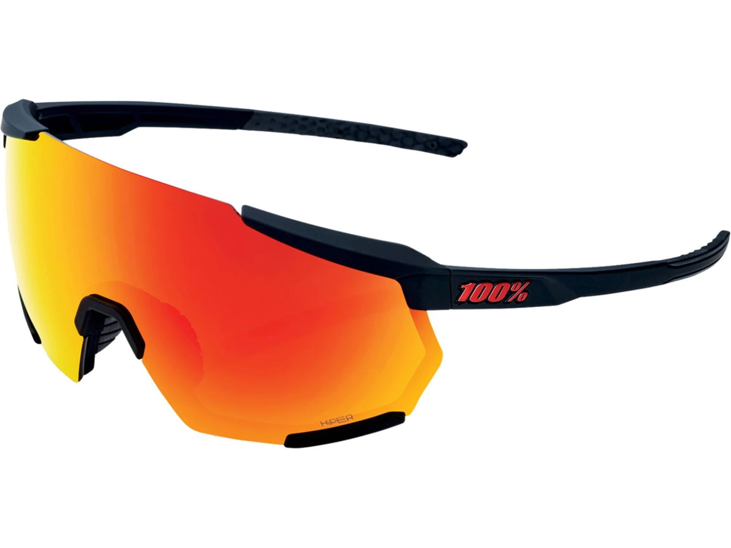 100% Racetrap 3.0 - HIPER Red ML Mirror, Soft Tact Black 1 100% Racetrap 3.0 - HIPER Red ML Mirror, Soft Tact Black