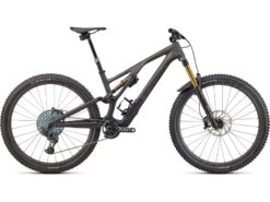 Specialized S-Works Stumpjumper Evo, Satin Brushed Black Liquid Metal/carbon/black