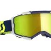Scott Fury Goggle Yellow Chrome Works, Blue/grey