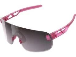 POC Elicit Clarity Road Silver, Actinium Pink Transl.