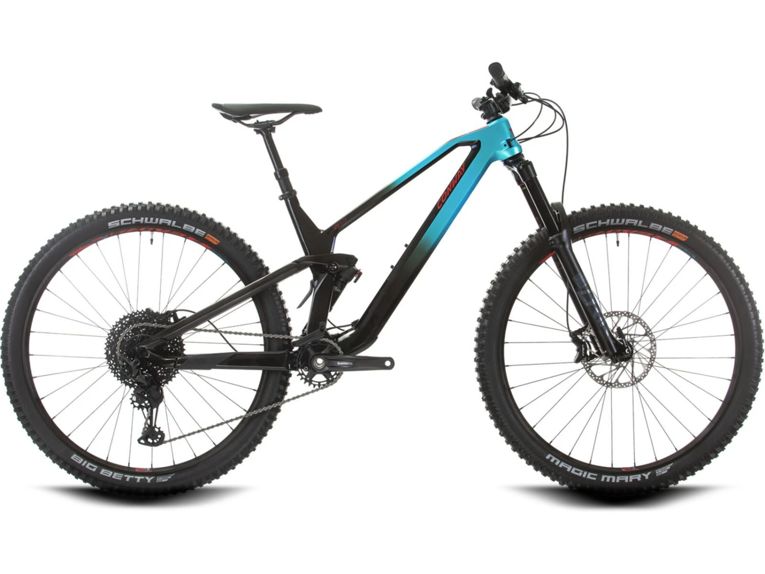 Conway WME 5.9, Turquoise Fade / Red 1 Conway WME 5.9, Turquoise Fade / Red