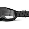 100% Strata 2 Junior Goggle - Clear, Black
