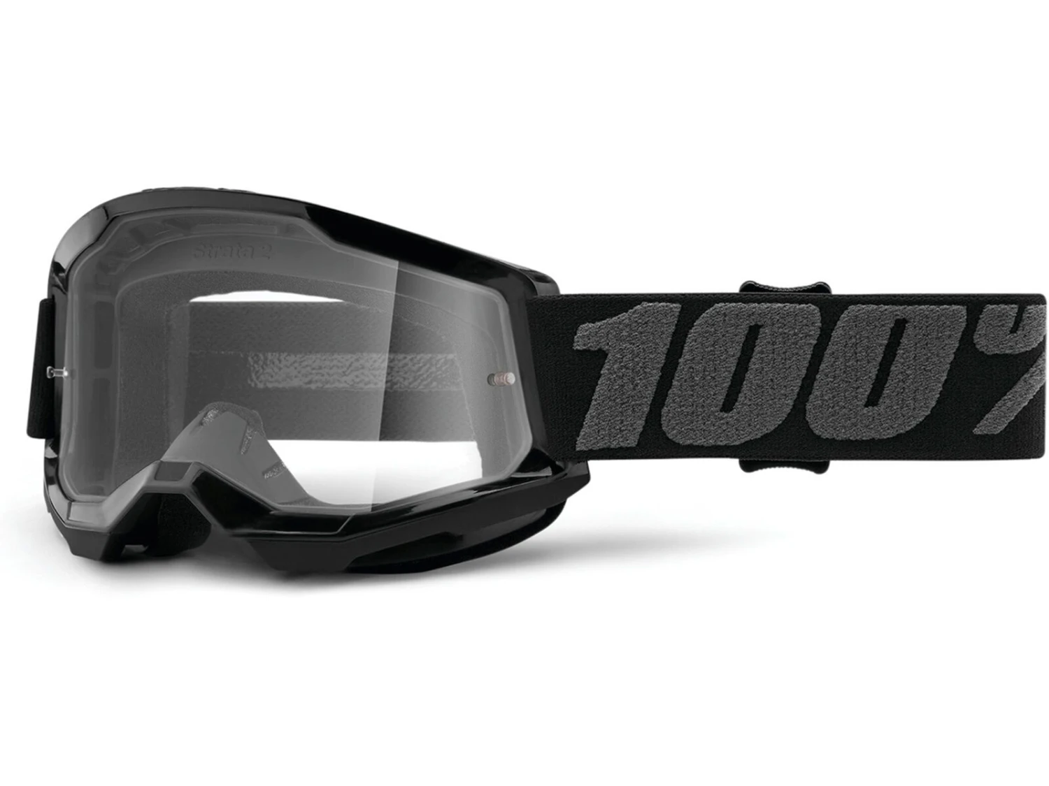 100% Strata 2 Junior Goggle - Clear, Black 1 100% Strata 2 Junior Goggle - Clear, Black