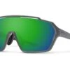 Smith Shift MAG - ChromaPop Green Mirror, Matte Cement