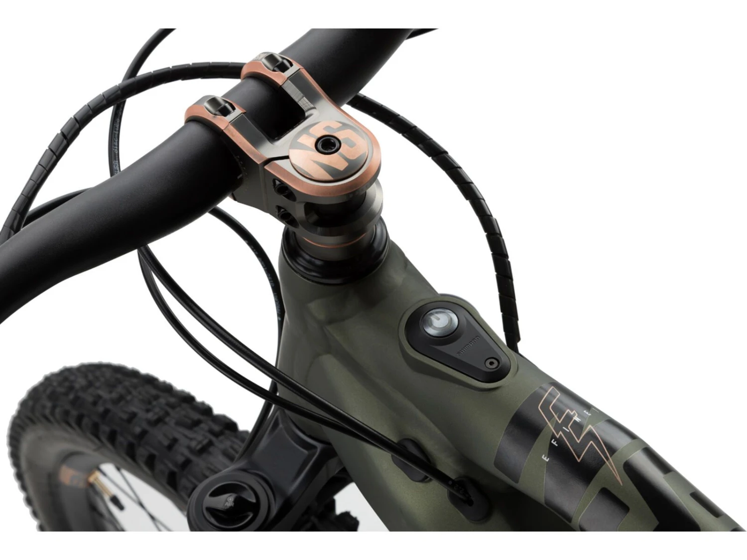 Ns-bikes NS Bikes E-Fine 1 - Shimano Deore Bremsen, Black/green 6 Ns-bikes NS Bikes E-Fine 1 - Shimano Deore Bremsen, Black/green – Bild 6