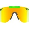 Pit Viper The Originals Double Wide Polarized Boomslang - Orange Revo Mirror