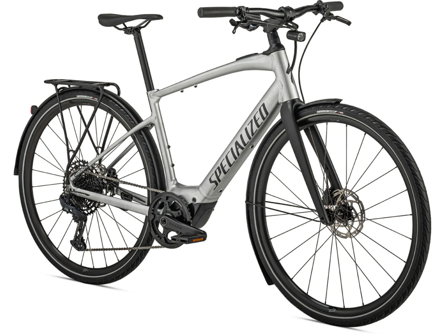 Specialized Turbo Vado SL 5.0 EQ (SRAM), Brushed/black Reflective 2 Specialized Turbo Vado SL 5.0 EQ (SRAM), Brushed/black Reflective – Bild 2