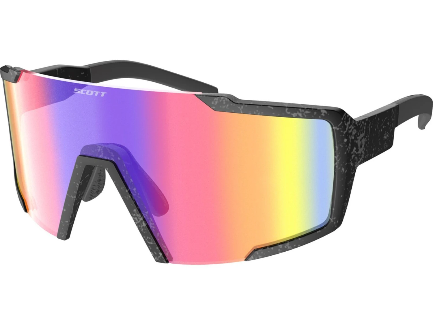 Scott Shield - Teal Chrome, Marble Black 1 Scott Shield - Teal Chrome, Marble Black