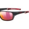 Uvex Sportstyle 232 P - Polavision Mirror Red, Black Mat Red