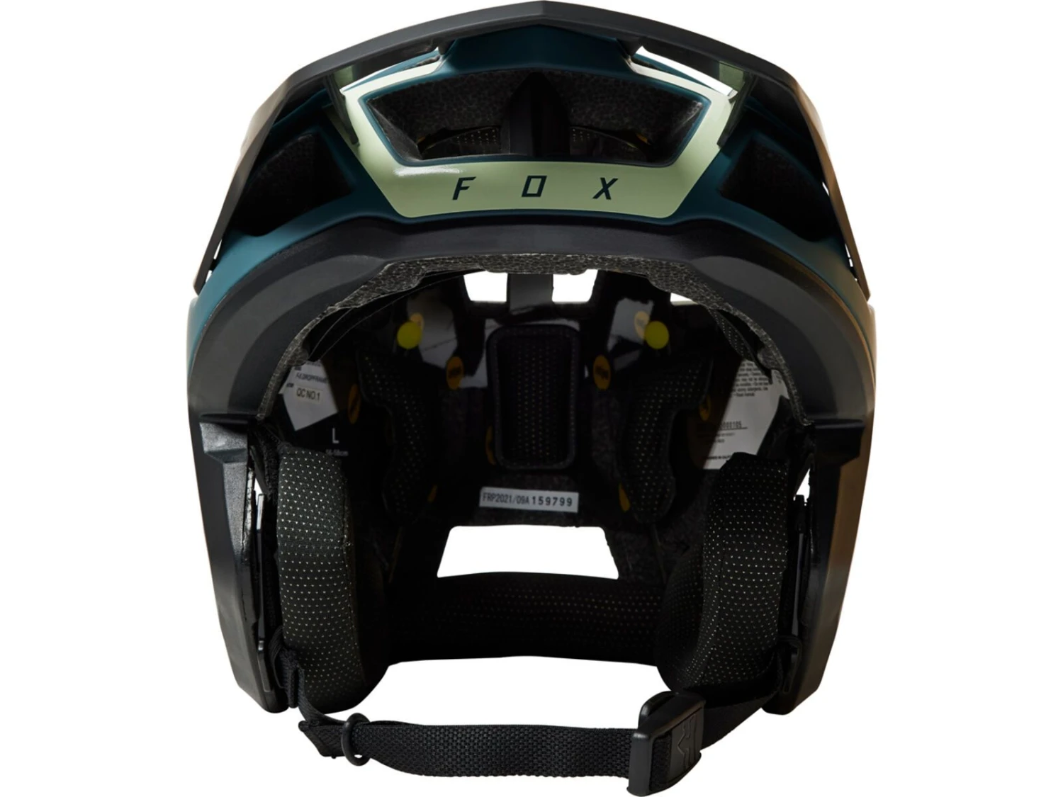 Fox Dropframe Pro Helmet, Emerald 5 Fox Dropframe Pro Helmet, Emerald – Bild 5